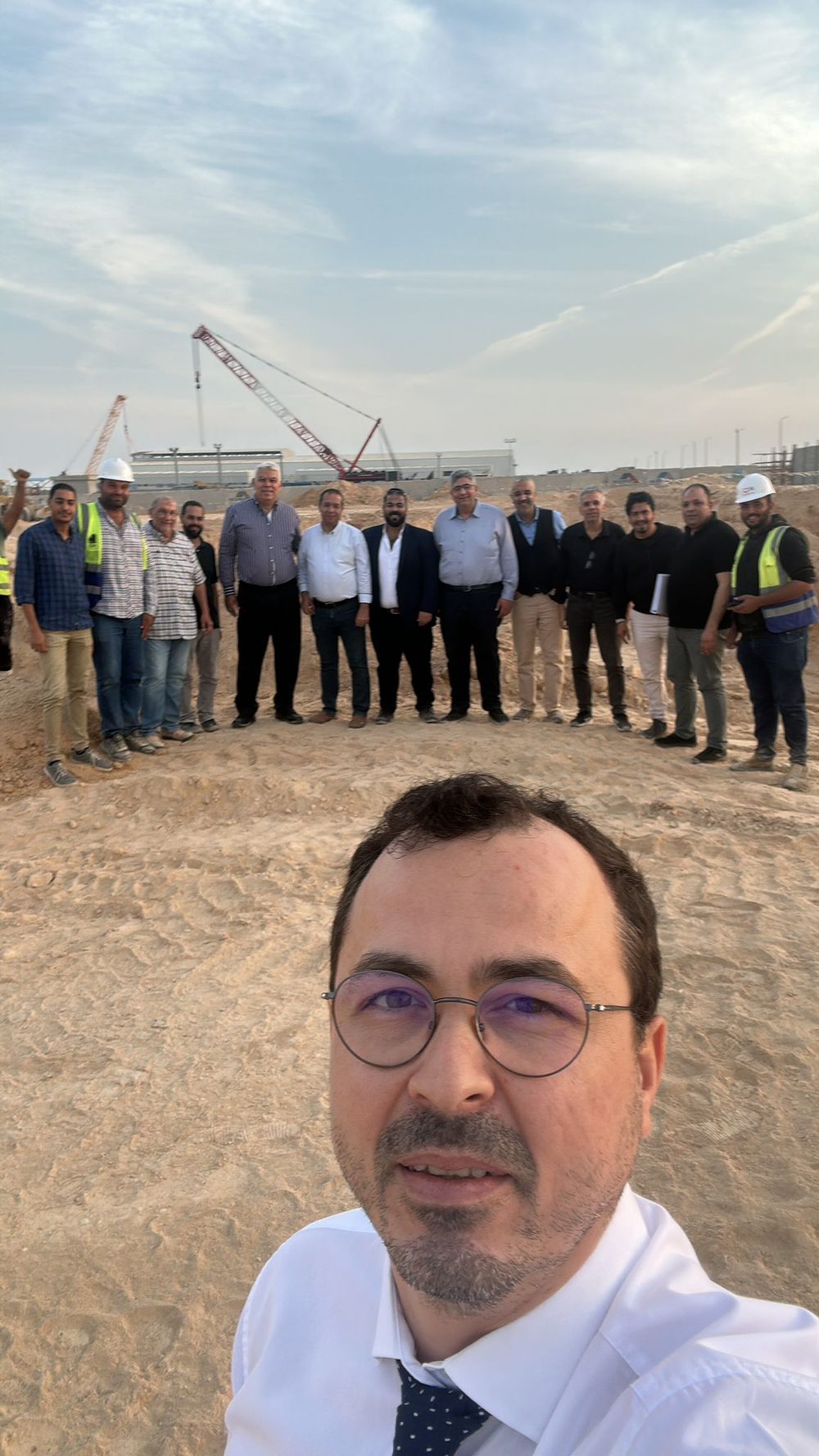Mısır fabrika inşaat sahası
